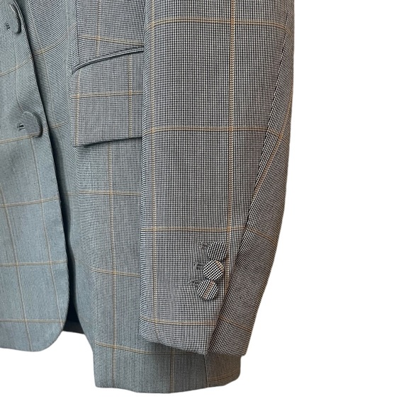 Walter Baker Plaid Two Button Plaid Oversized Blazer Old Money Academia Preppy - Picture 3 of 9